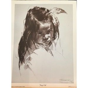 Toscano "Navajo Child" Print